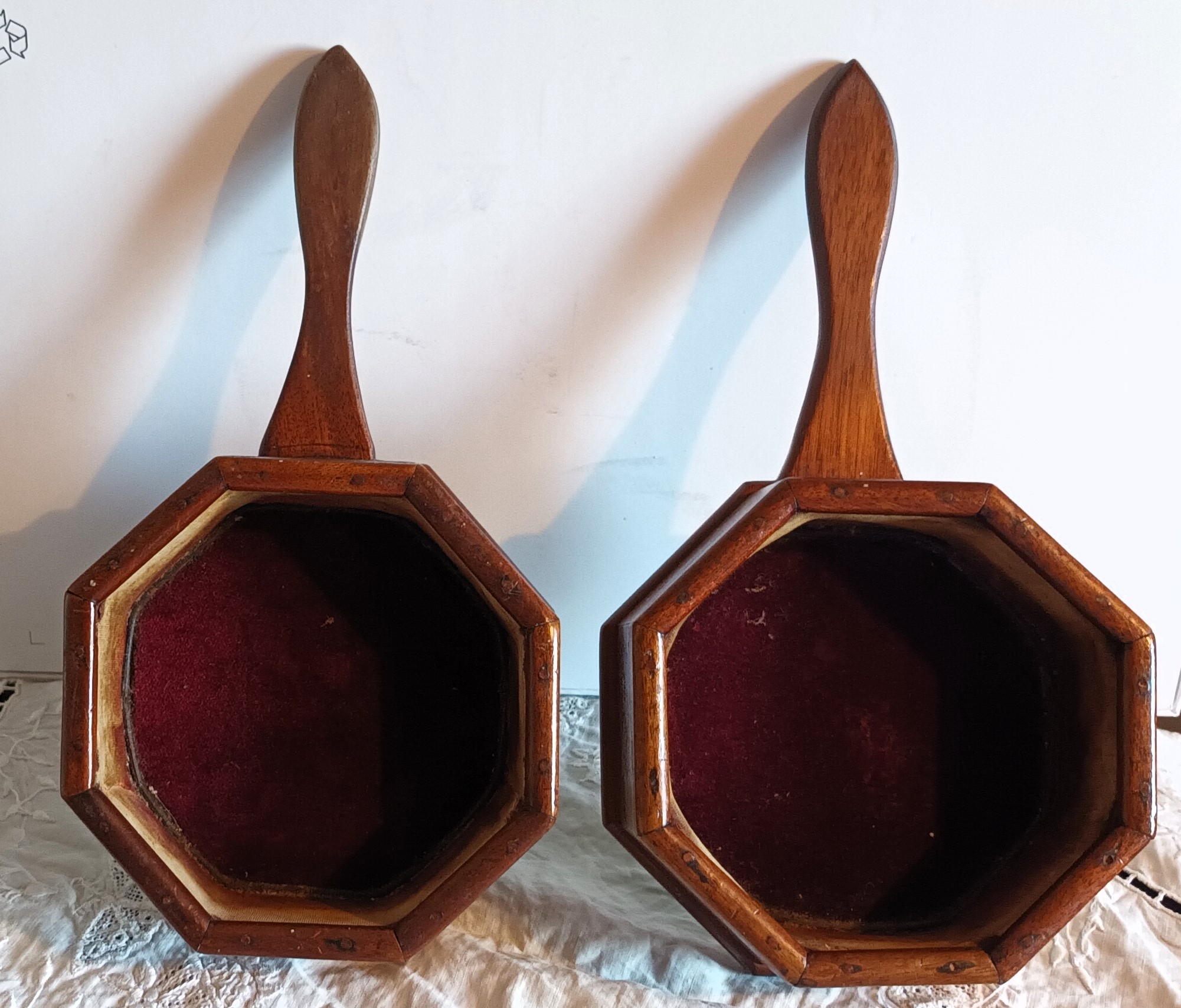 Pair of Antique Welsh Victorian Alms Dishes - Image 5